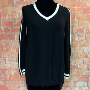 Peace of Cloth V-Neck Colorblock Sweater‎